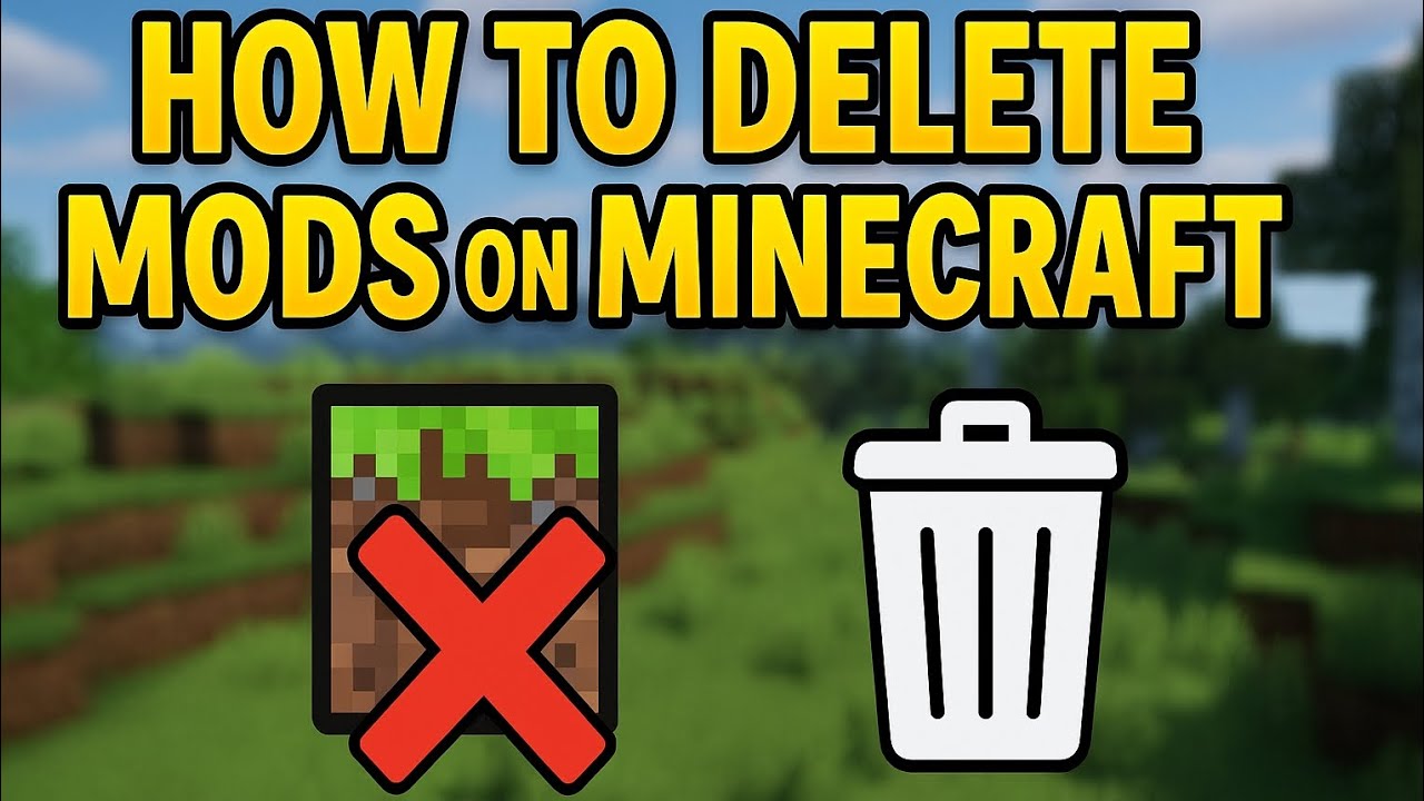 Minecraft Delete Command How to delete mod on Minecraft - YouTube