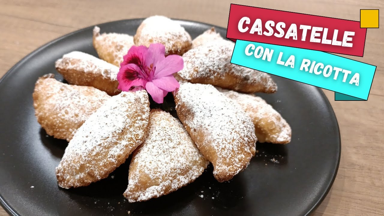 Cassatelle siciliane con la ricotta - Cassatelle fritte