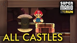 Super Mario Run - All Castles & Airships