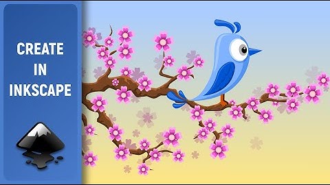 Speed Art Inkscape 1.0: Sakura & Bird
