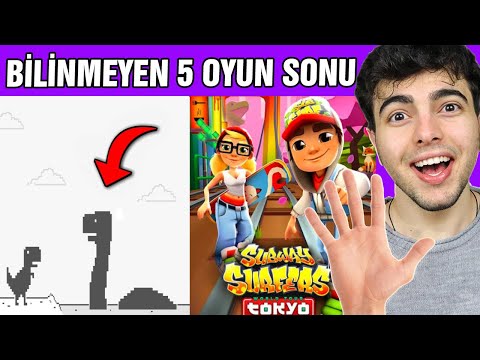 OYUN SONLARI ! Kimsenin Görmediği 5 Oyun Sonu