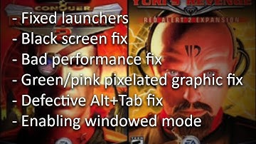 Red Alert 2 and Yuri’s Revenge bug fixes