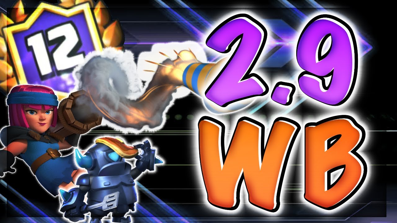 クラロワ 施設なしの2 9ウォールブレイカーでグラチャレ12勝 Gc 12wins Gameplay With Wb 2 9 Cycle Clash Royale