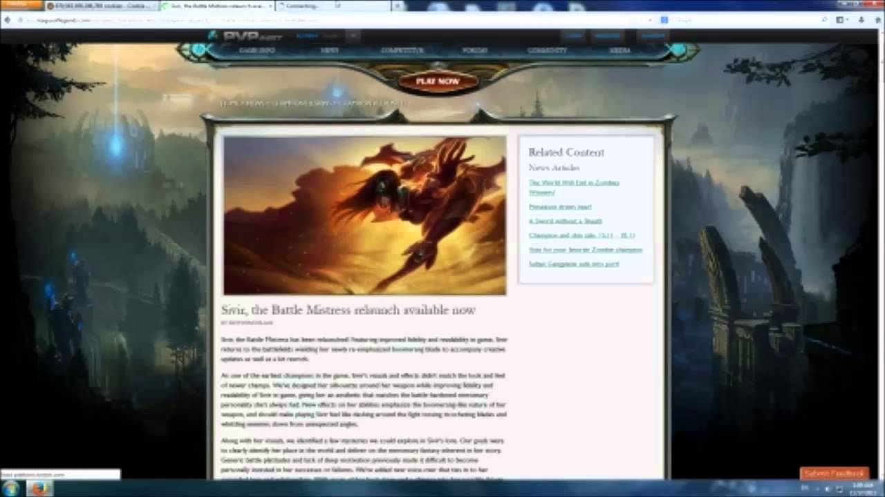 My reaction to Sivir splash screen update