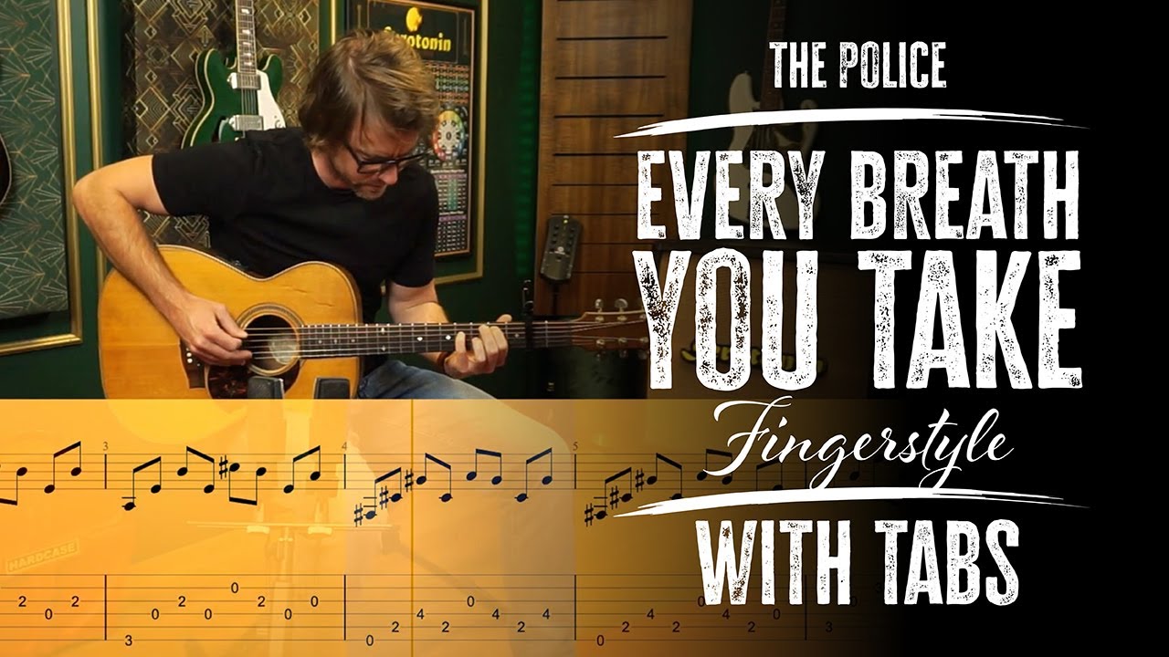Every Breath You Take - Fingerstyle (With Tabs) - YouTube