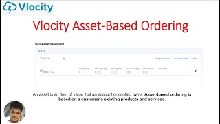 Asset-Based Ordering in Vloicty Order Management (Vloicty cpq, order management)