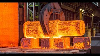 Amazing forging Process | Crankshaft Forging Process Heavyweight Metal Forging Factory