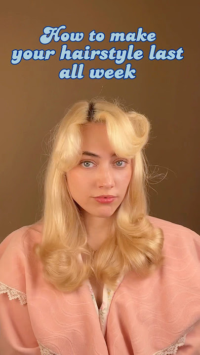 How I do my hair 👱🏻‍♀️ #vintage #hair  #hairtutorial #hairstyle #angemariano