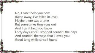 Bonnie Raitt - I Can&#39;t Help You Now Lyrics