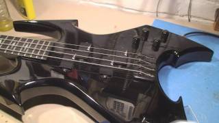 b.c. rich beast bass guitar repair and demo