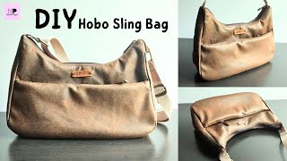 Hobo Sling Bag Tutorial | Sewing Hobo Sling Bag | DIY Hobo Sling Bag @MamaProject