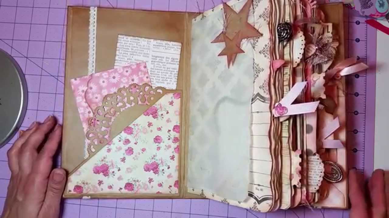 Another pink themed junk journal - YouTube