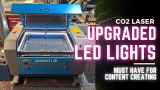 Install LED Lights on OMTech / Chinese Laser 2023