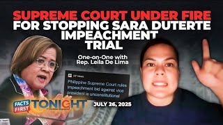 Leila De Lima hits SC ruling on Sara Duterte