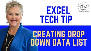 Excel Tech Tip  How to Create a Drop Down Data List