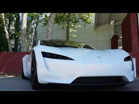 White Tesla Roadster Revealed