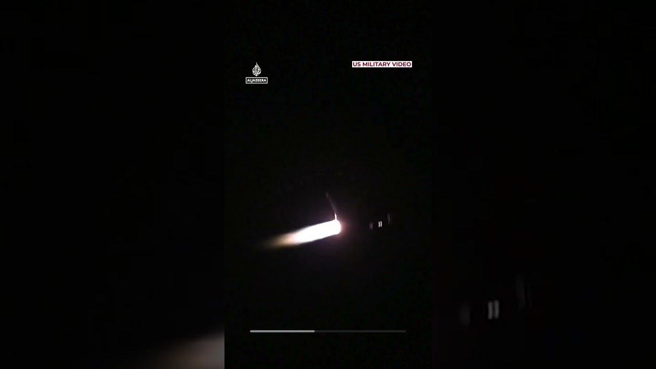 US military releases footage of tenth consecutive night of strikes on Iran