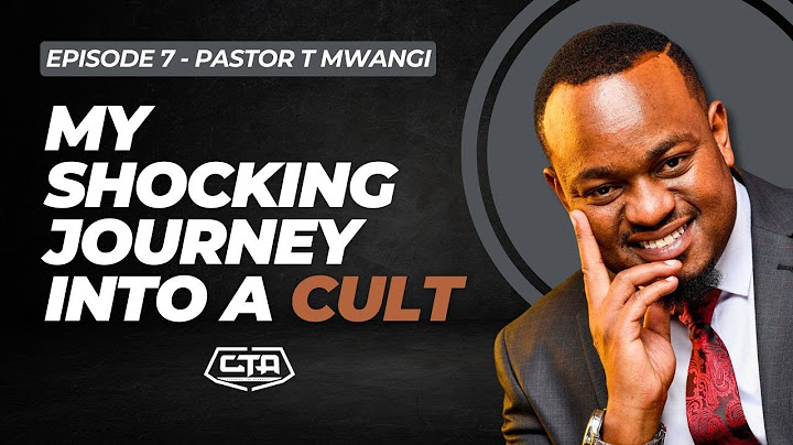 1426. My Shocking Journey Into A Cult - Pastor T Mwangi (@PastorTMwangi) #ThePlayHouse