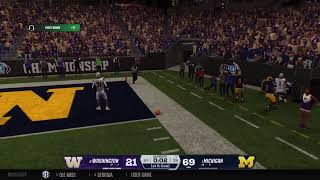 CFB 27 Michigan Dynasty S2 BIG 10 Championship vs Washington