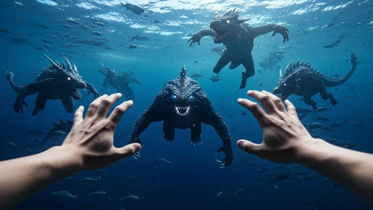 Which Monster Would You Escape? 🦈 Ocean of Giant Predators | AI ASMR