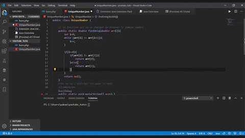 Problème#3 : Algorithme du nombre Unique : Langage JAVA