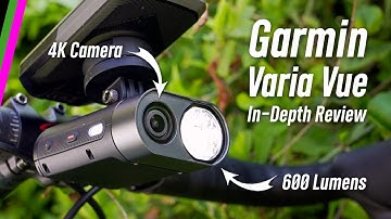 Garmin Varia Vue Headlight/Camera Review - A Dashcam for Cyclists!