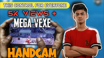 😈I TRIED Mega Vexe Control Handcam🔥 Pubg mobile | it