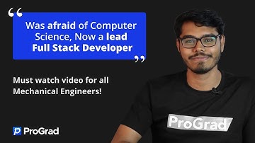 Mechanical Engineer to Full Stack Developer | In conversation with ProGrads | Ft- Ajith C Ravi