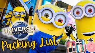 WHAT TO BRING TO UNIVERSAL in 2024 ✈ Know What to Pack for Universal Studios Orlando!