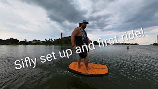Sifly rider efoil set up and first ride in Jupiter Florida! 
