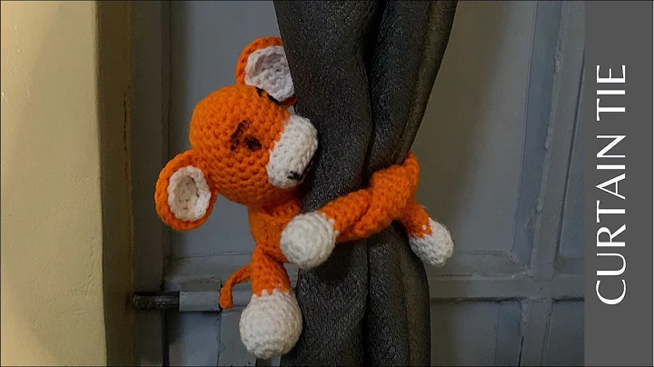 Learn How to Crochet an Adorable Monkey Curtain Tie-Back