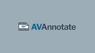 00 - Creating an AVAnnotate Project