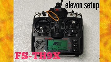 Flysky transmitter setup for Delta wing, elevon setup