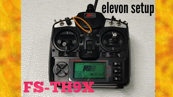 Flysky transmitter setup for Delta wing, elevon setup