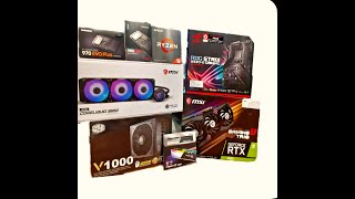 Pc Build Ii Ryzen 9 5900x U0026 Msi Rtx 3080 Gaming X Trio Ii Asus Rog hindi