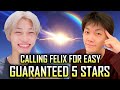 How to get EASY 5 STAR WISHES by calling Felix from Stray Kids