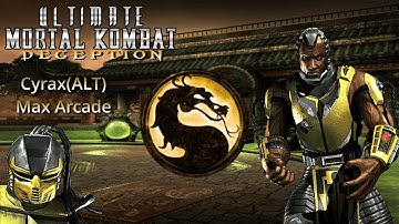 Ultimate Mortal Kombat Deception Cyrax(ALT) MAX arcade run