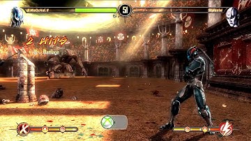 MK9 - Cyber Sub Zero Vs Quan Chi (HD)