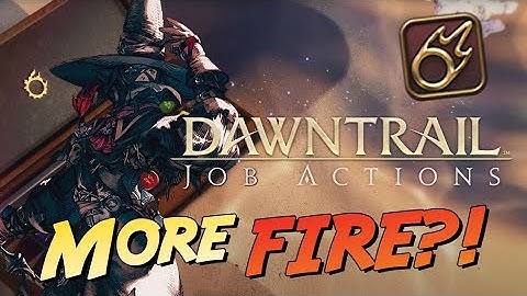 FFXIV Dawntrail Job Action Trailer REACTION - Black Mage