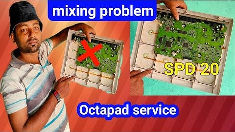 Roland SPD-20mixing problem। SPD-20,,sound mixing problem। Octapad service instrument repair#