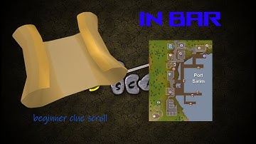 This anagram reveals who to speak to next: IN BAR - Beginner clue scroll osrs