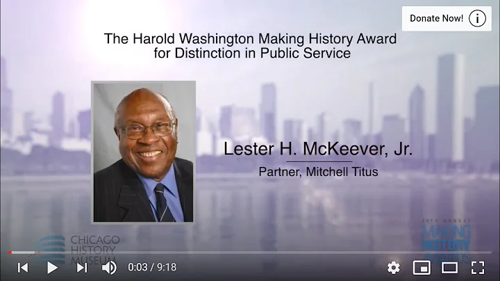 2020 Making History Awards - Lester H. McKeever, J...