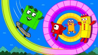 Finish the pattern? Numberblocks 1 Adventure Colourful Bridge Super Mario Bros. | Game Animation