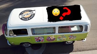 We painted a YouTube play button on our Ice Cream Truck!