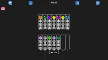 Ball Sort Puzzle - Color Game Level 134 Solution (Android)