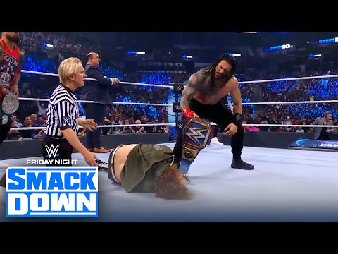 Roman Reigns goes one-one-one with Sami Zayn for the Universal Title | FRIDAY NIGHT SMACKDOWN