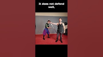 Why Reverse Grip WORKS with a Knife, but not a Sword #sword #knife #martialarts