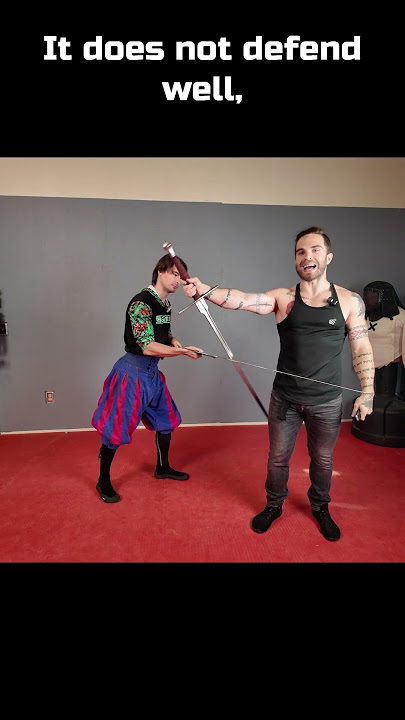 Why Reverse Grip WORKS with a Knife, but not a Sword #sword #knife #martialarts