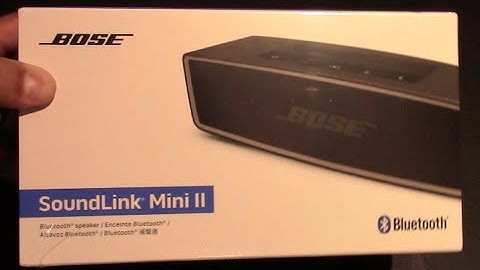 Unboxing and Review of the Bose Soundlink Mini II Bluetooth Speaker