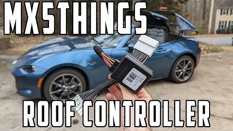 2016 - 2025 Mazda MX5 Miata ND2 RF MX5Things Roof Controller Installation & Demo!